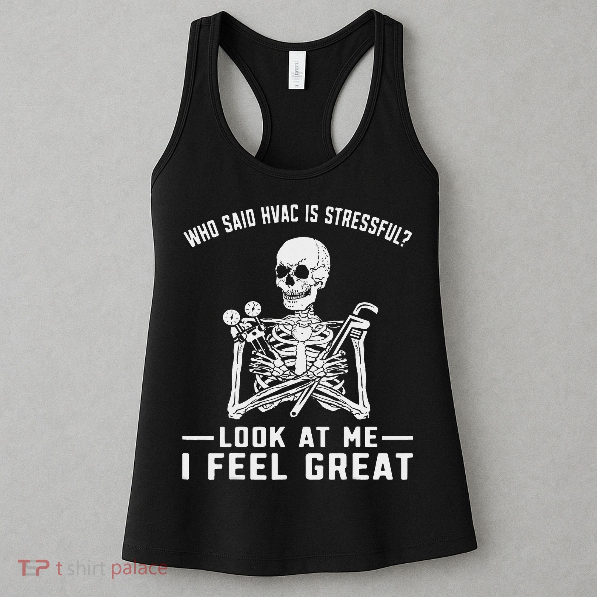 Funny Hvac Tech Ac Repairman Technician Women's Tank Top