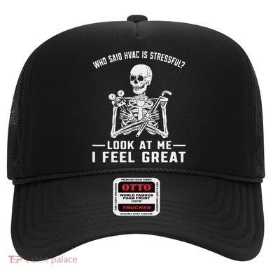 Funny Hvac Tech Ac Repairman Technician Hat