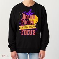 Funny Halloween Teacher Everybody Focus Women's Sweatshirt thumb 0