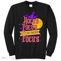 Funny Halloween Teacher Everybody Focus Sweatshirt thumb 0