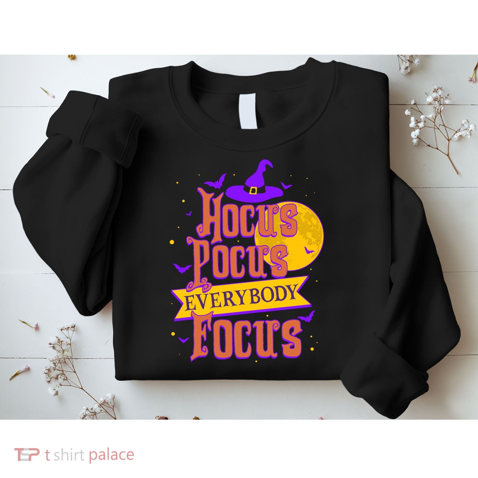 Funny Halloween Teacher Everybody Focus Sweatshirt