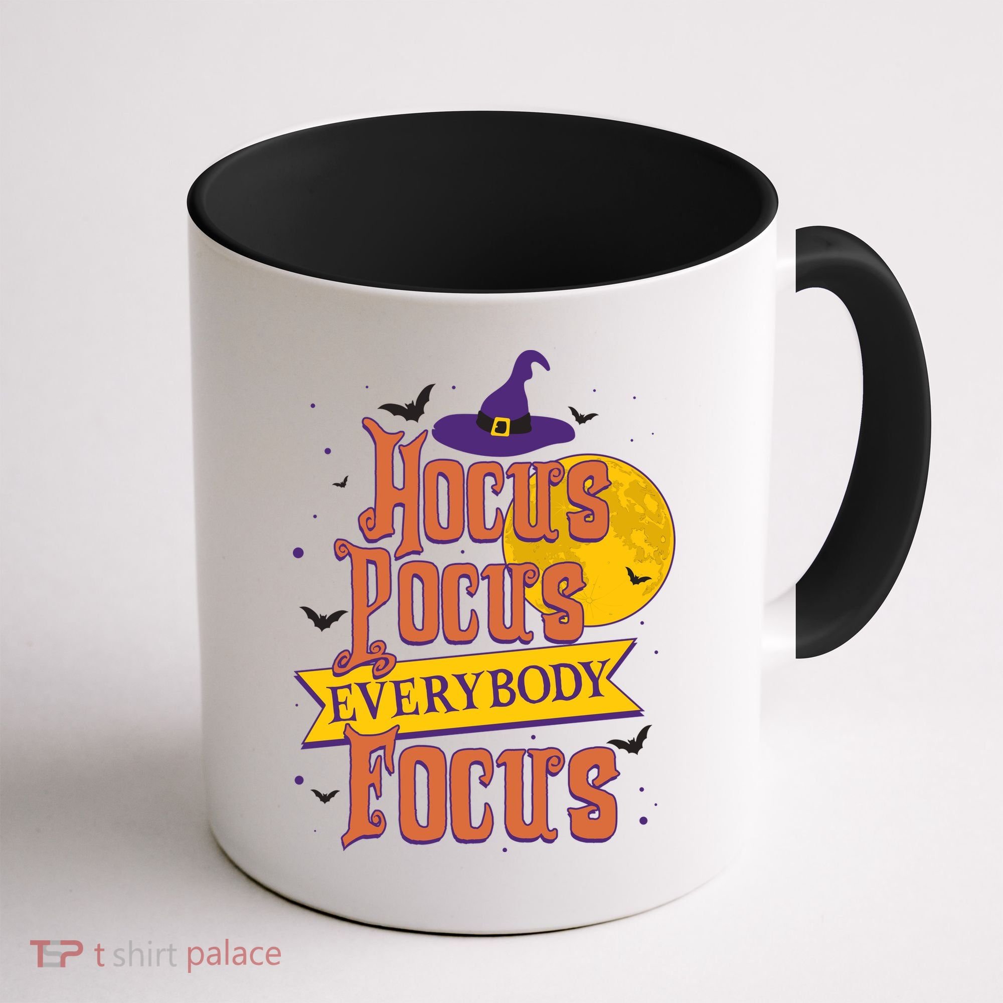 Funny Halloween Teacher Everybody Focus Coffee Mug