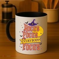 Funny Halloween Teacher Everybody Focus Coffee Mug thumb 4