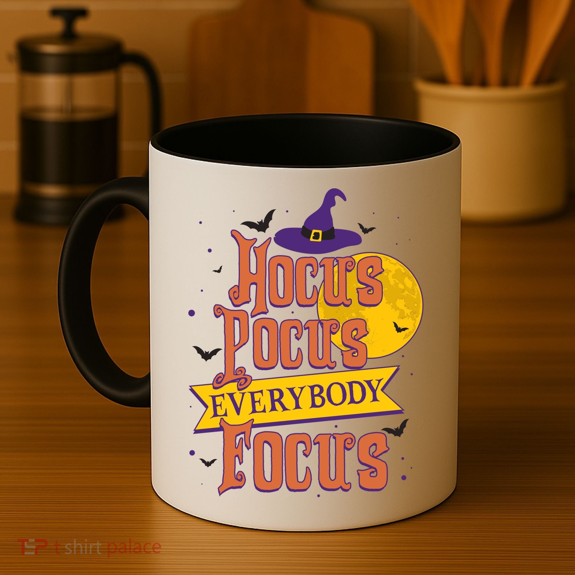 Funny Halloween Teacher Everybody Focus Coffee Mug