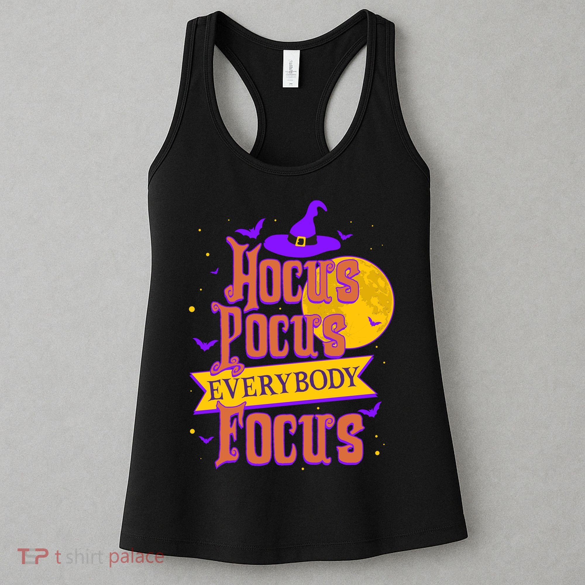 Funny Halloween Teacher Everybody Focus Women's Tank Top