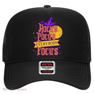 Funny Halloween Teacher Everybody Focus Hat