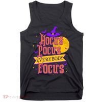 Funny Halloween Teacher Everybody Focus Tank Top thumb 0