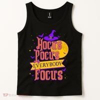 Funny Halloween Teacher Everybody Focus Tank Top thumb 2
