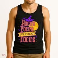Funny Halloween Teacher Everybody Focus Tank Top thumb 3