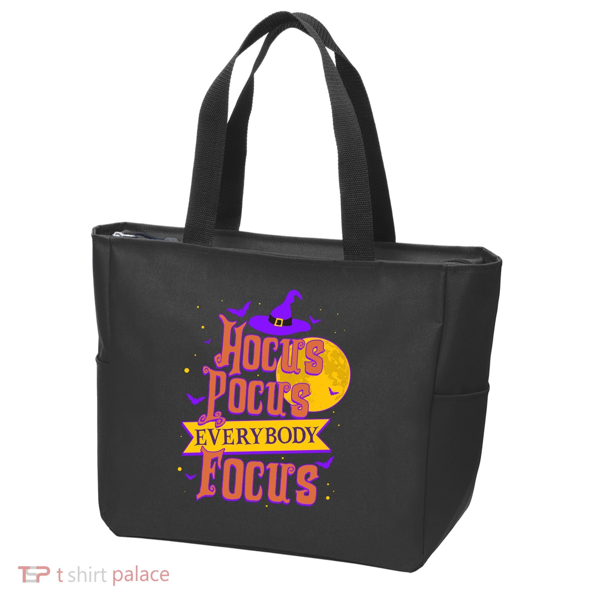 Funny Halloween Teacher Everybody Focus Tote Bag