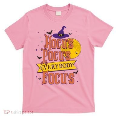 Funny Halloween Teacher Everybody Focus T-Shirt