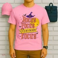 Funny Halloween Teacher Everybody Focus T-Shirt thumb 6