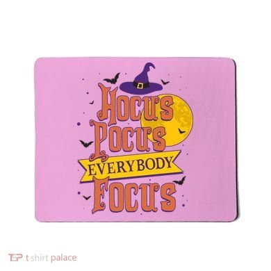 Funny Halloween Teacher Everybody Focus Mousepad