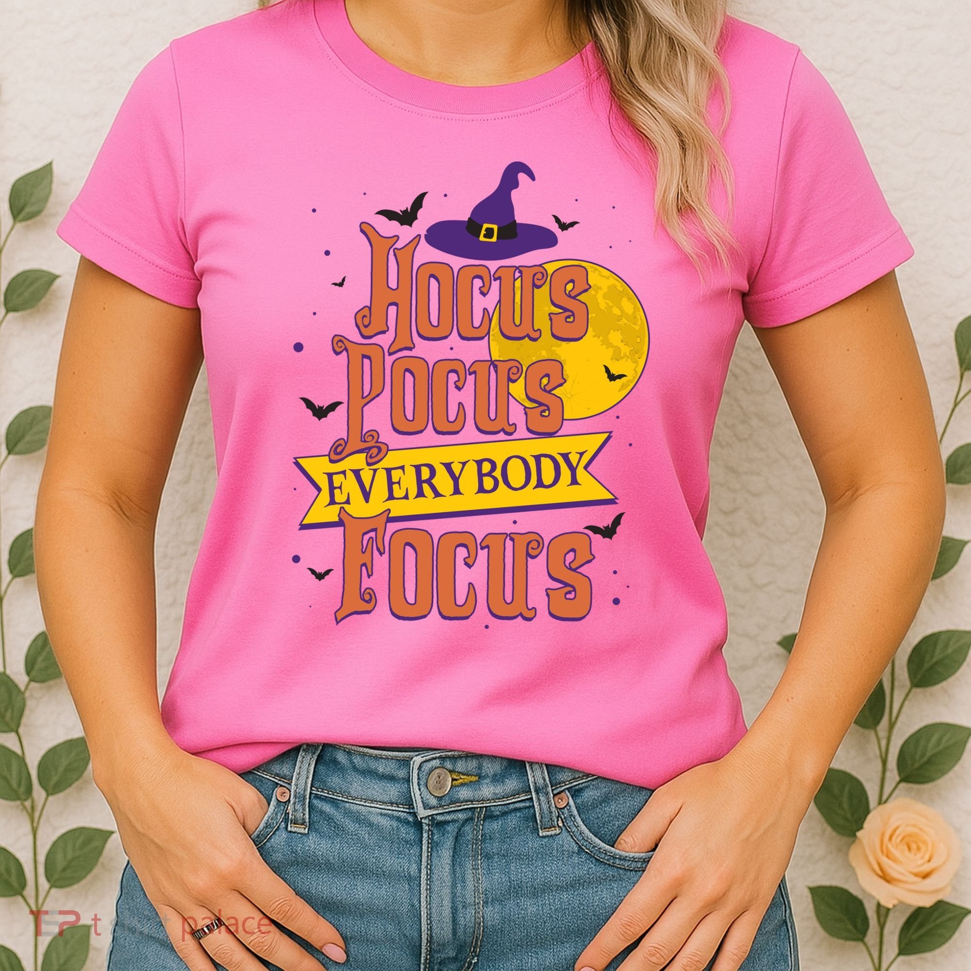 Funny Halloween Teacher Everybody Focus Women's T-Shirt