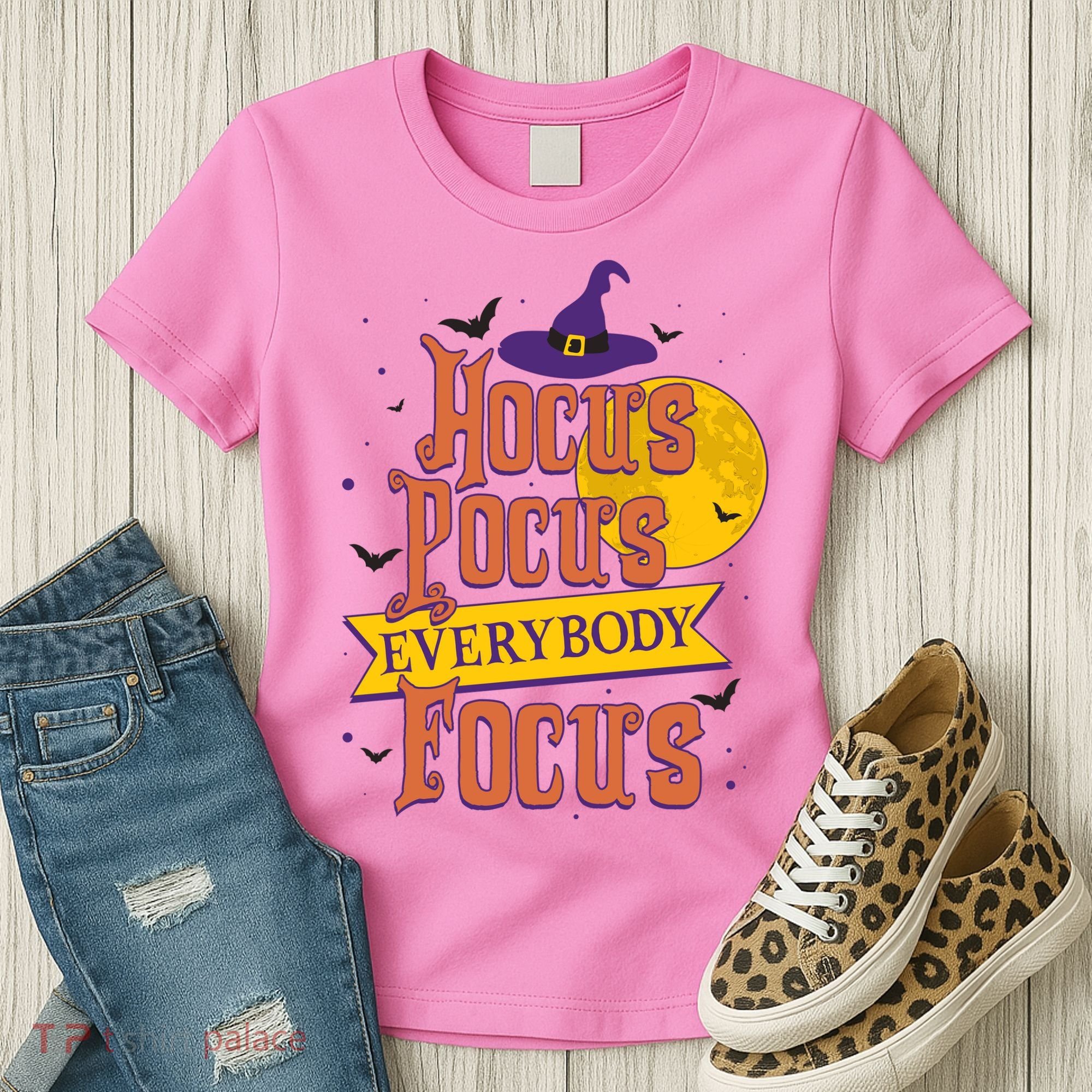 Funny Halloween Teacher Everybody Focus Women's T-Shirt