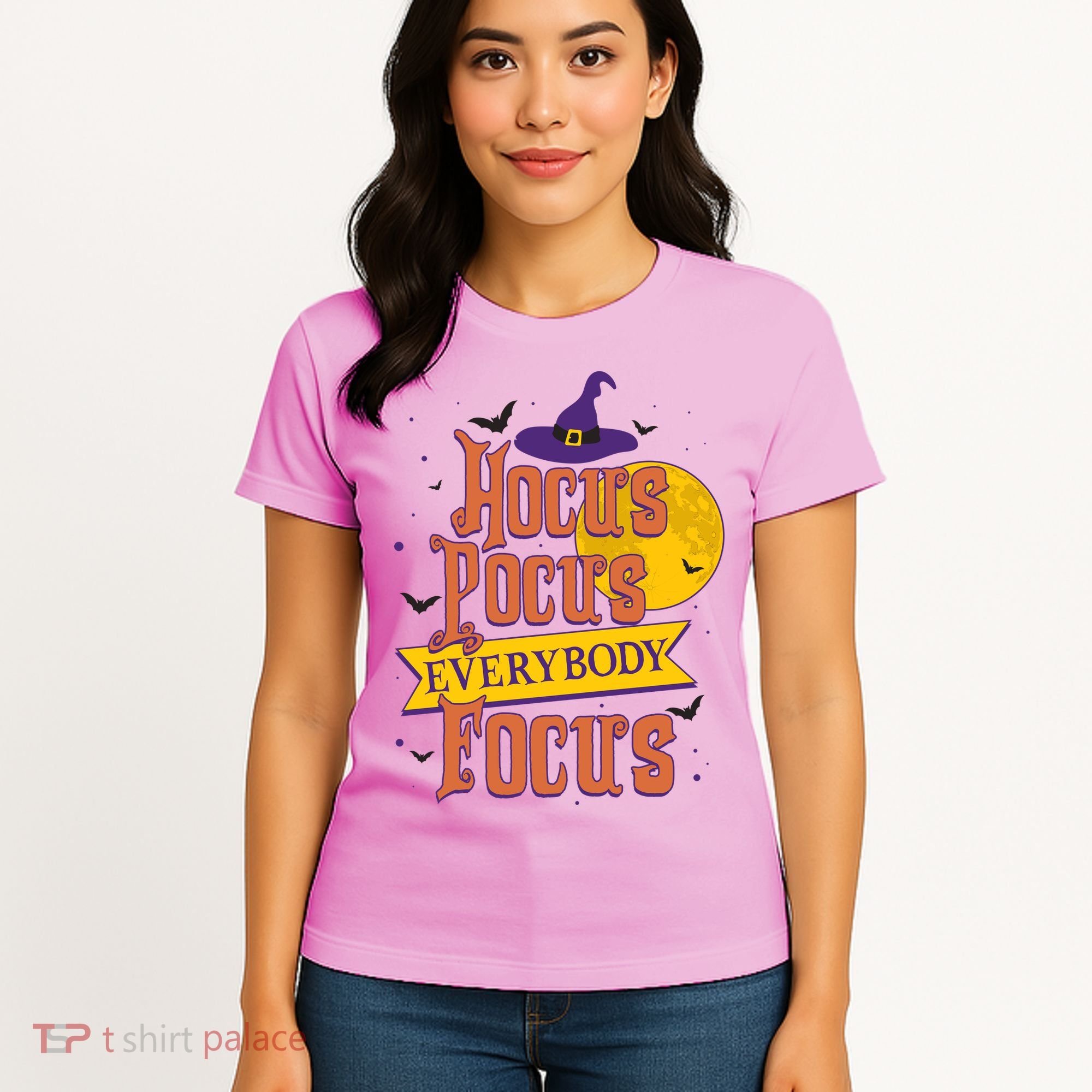 Funny Halloween Teacher Everybody Focus Women's T-Shirt