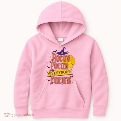 Funny Halloween Teacher Everybody Focus Kids Hoodie