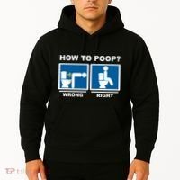 Funny How To Poop Pooping Position Hoodie thumb 2