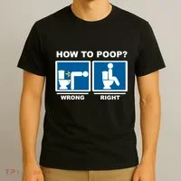 Funny How To Poop Pooping Position T-Shirt thumb 3