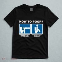 Funny How To Poop Pooping Position T-Shirt thumb 5