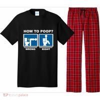 Funny How To Poop Pooping Position Pajama Set thumb 0