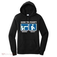 Funny How To Poop Pooping Position Women's Hoodie thumb 0