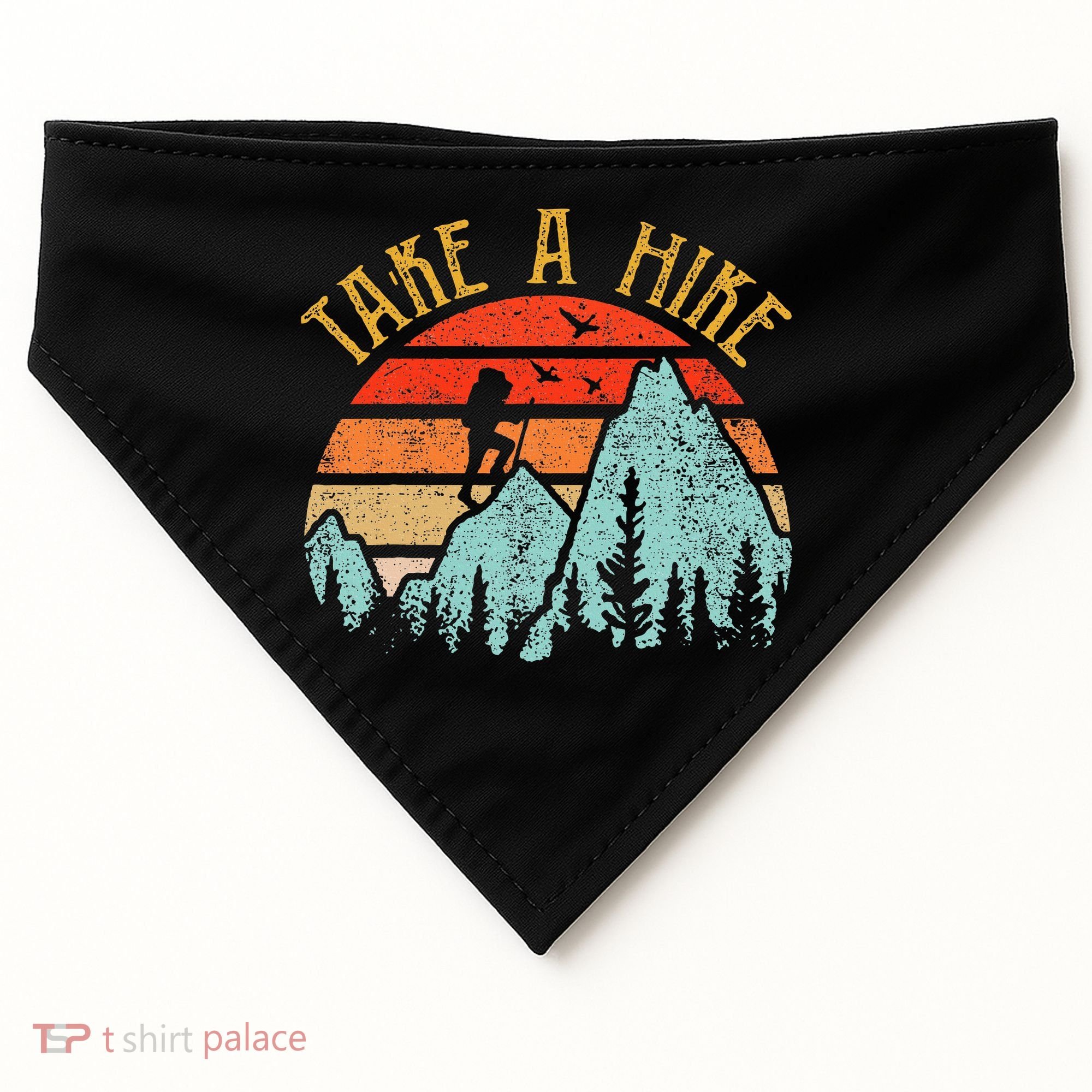 Funny Hiking Take A Hike Women Mountain Hiker USA-Made Doggie Bandana