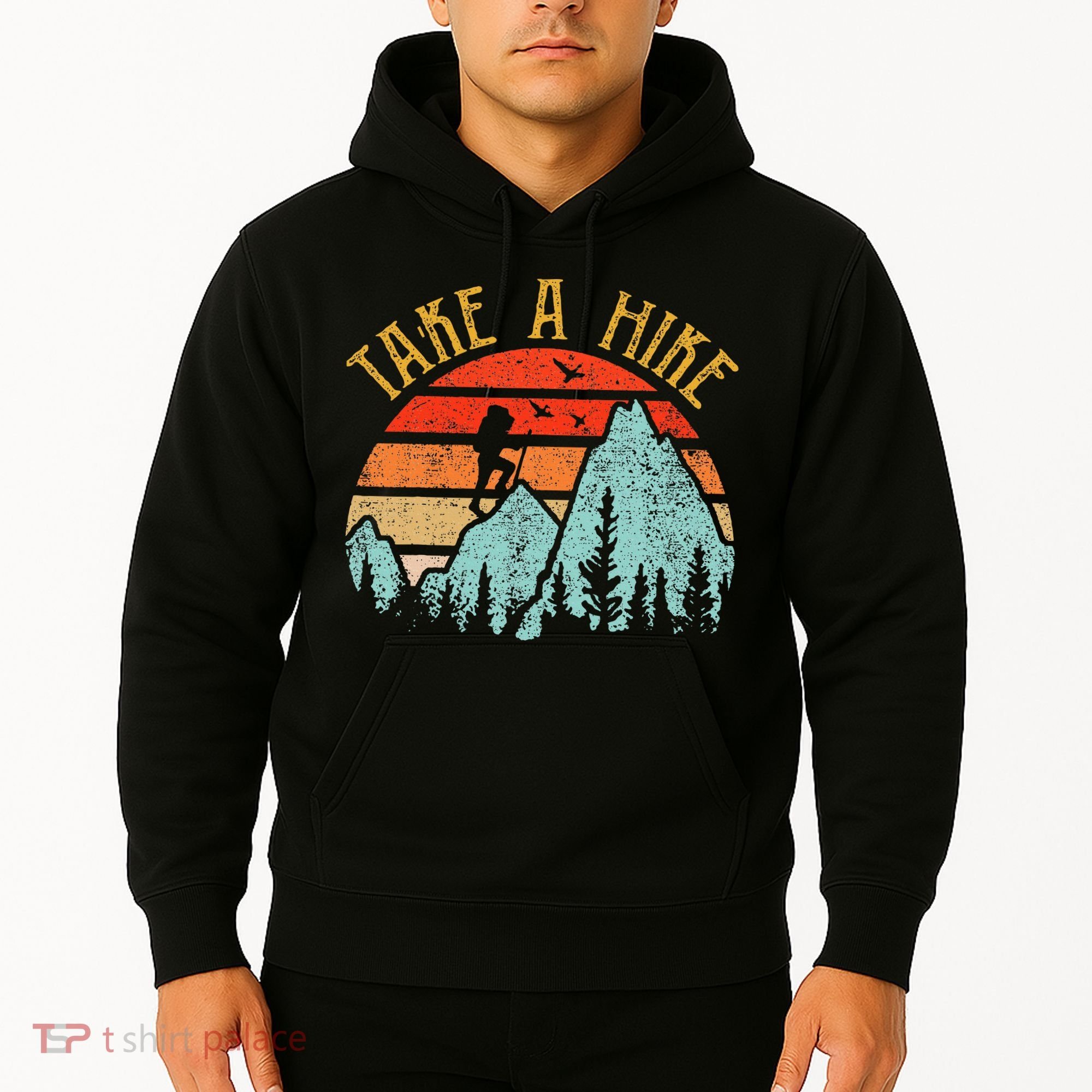 Funny Hiking Take A Hike Women Mountain Hiker Hoodie
