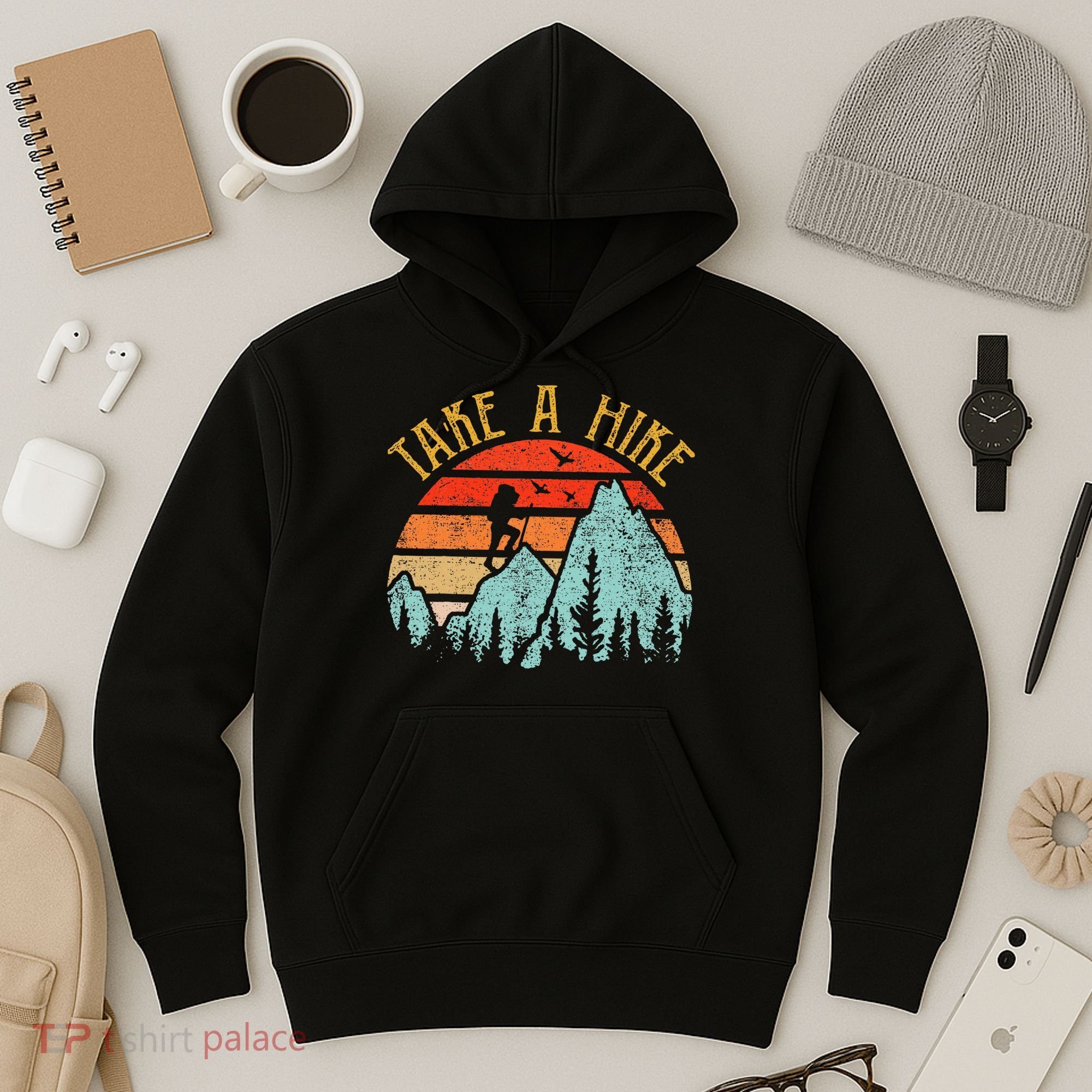 Funny Hiking Take A Hike Women Mountain Hiker Hoodie