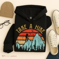 Funny Hiking Take A Hike Women Mountain Hiker Hoodie thumb 4