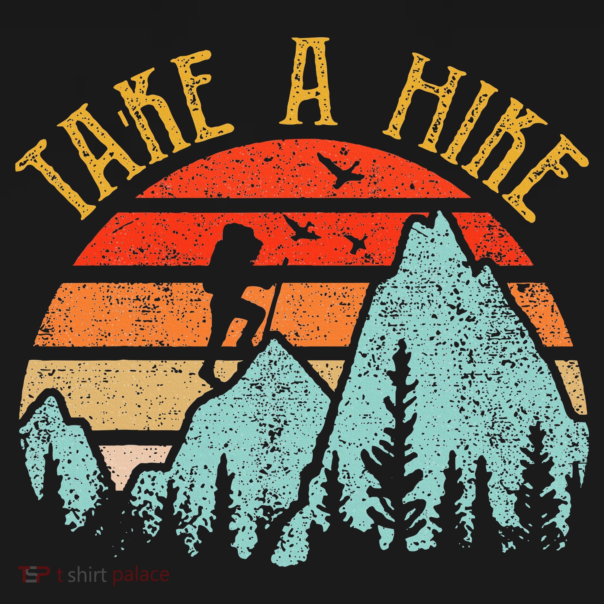 Funny Hiking Take A Hike Women Mountain Hiker Long Sleeve Shirt