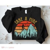 Funny Hiking Take A Hike Women Mountain Hiker Sweatshirt thumb 2
