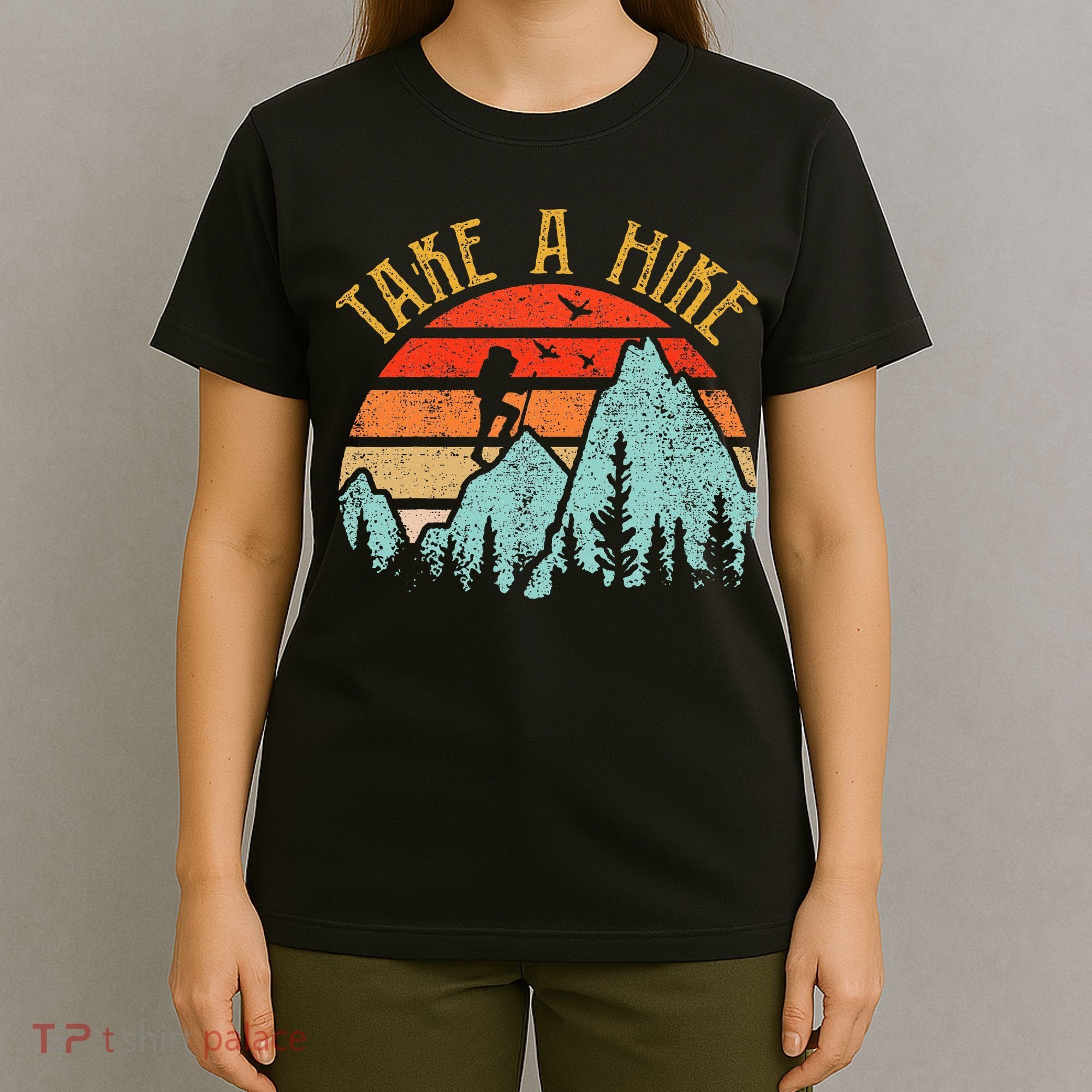 Funny Hiking Take A Hike Women Mountain Hiker T-Shirt