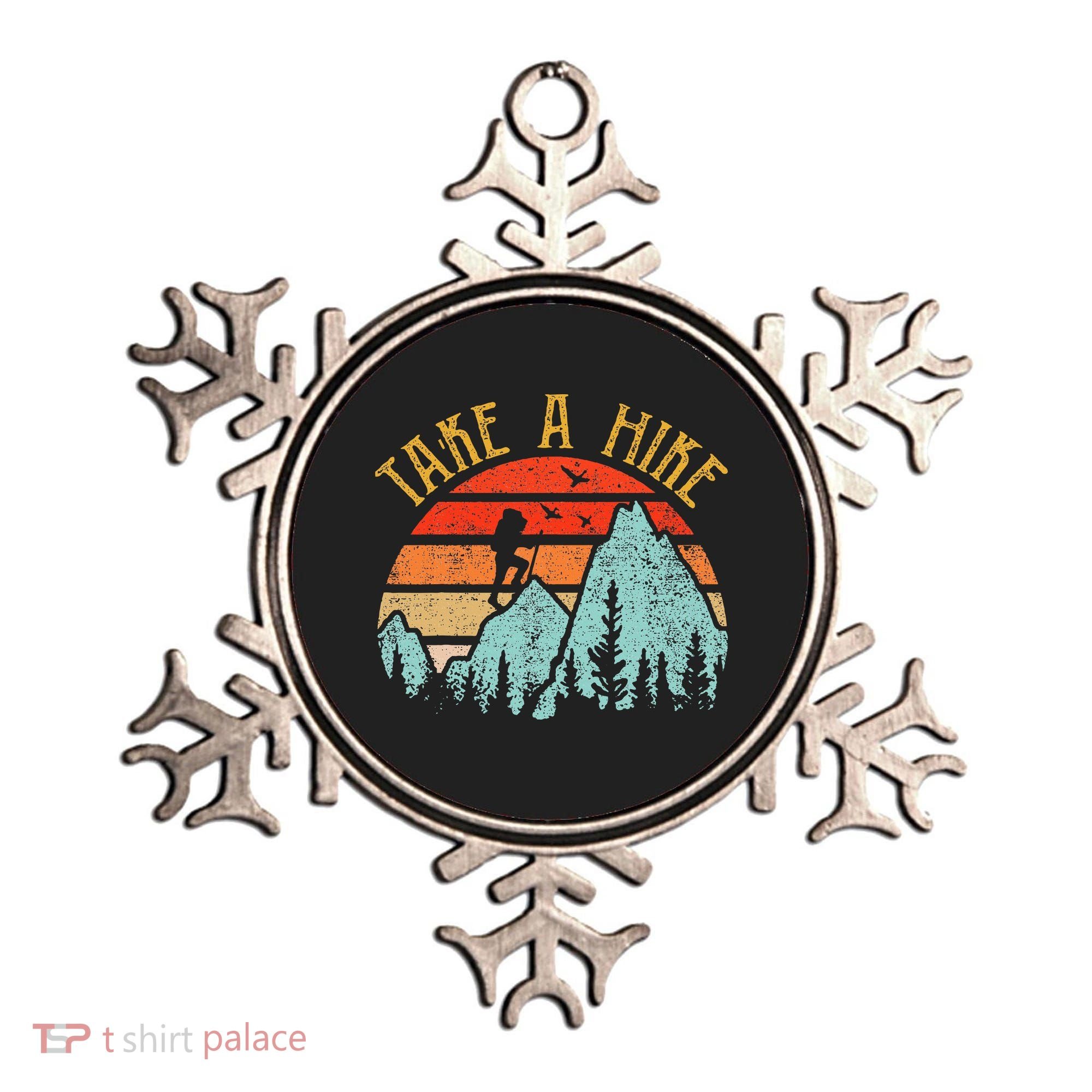 Funny Hiking Take A Hike Women Mountain Hiker Ornament
