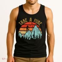 Funny Hiking Take A Hike Women Mountain Hiker Tank Top thumb 3