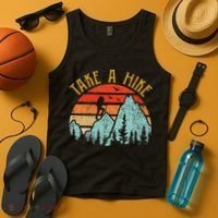 Funny Hiking Take A Hike Women Mountain Hiker Tank Top thumb 4