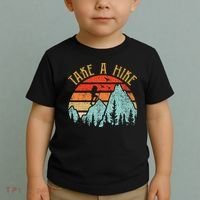 Funny Hiking Take A Hike Women Mountain Hiker Toddler T-Shirt thumb 2