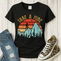 Funny Hiking Take A Hike Women Mountain Hiker Women's T-Shirt thumb 3
