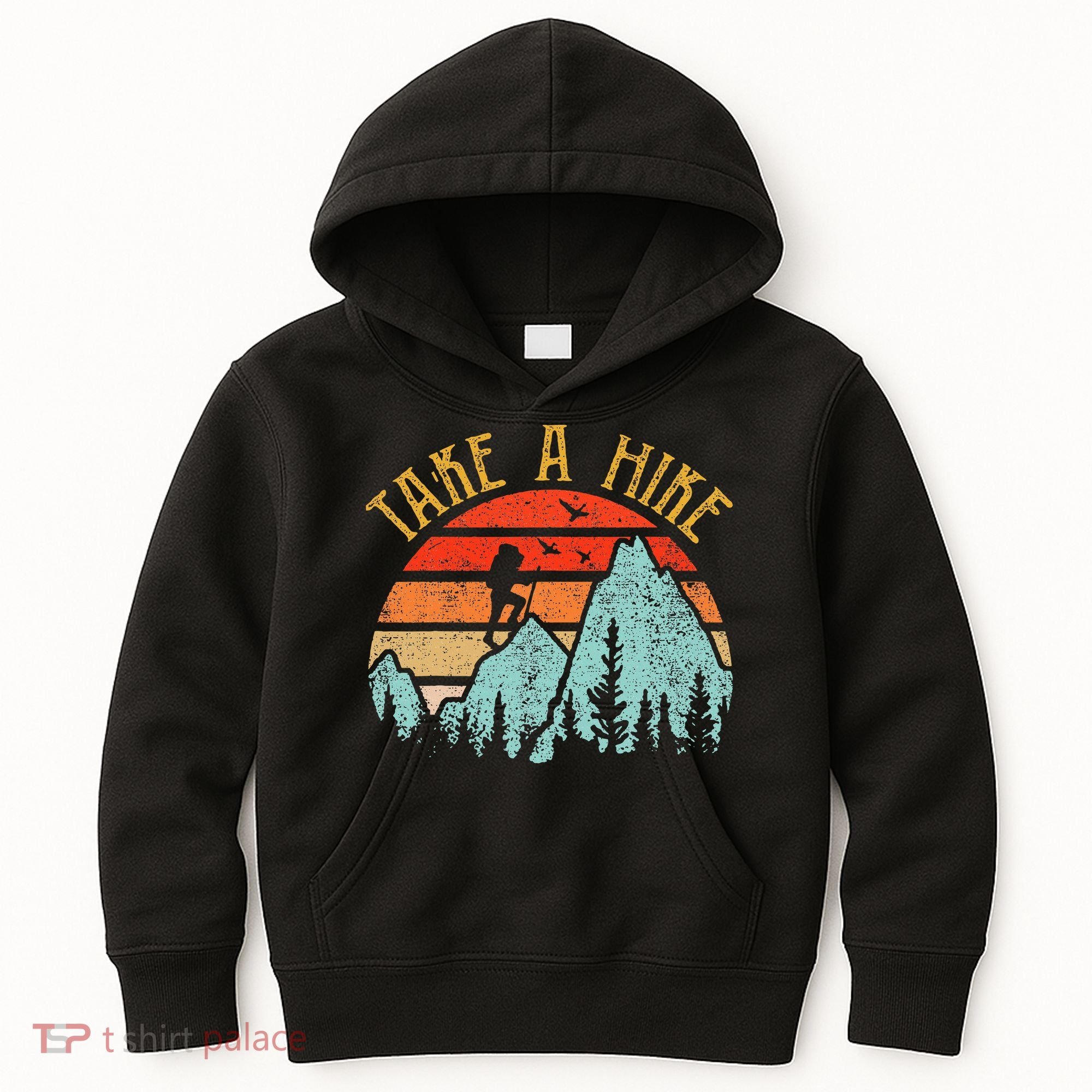 Funny Hiking Take A Hike Women Mountain Hiker Kids Hoodie