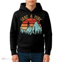 Funny Hiking Take A Hike Women Mountain Hiker Kids Hoodie thumb 4