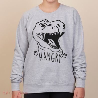 Funny Hangry T Rex Dinosaur Lover Gift Women's Sweatshirt