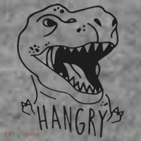Funny Hangry T Rex Dinosaur Lover Gift Toddler Hoodie thumb 2