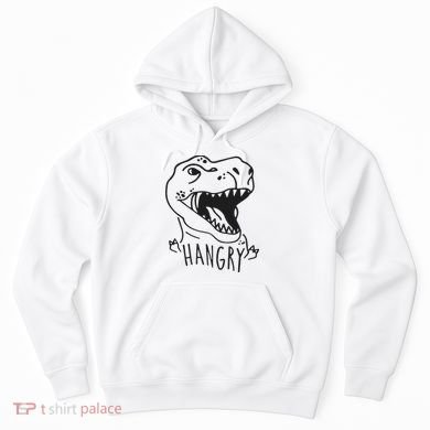 Funny Hangry T Rex Dinosaur Lover Gift Hoodie