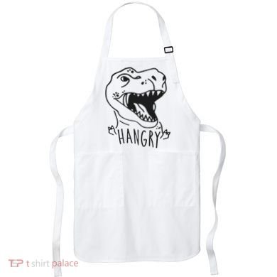 Funny Hangry T Rex Dinosaur Lover Gift Apron