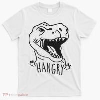 Funny Hangry T Rex Dinosaur Lover Gift T-Shirt thumb 0