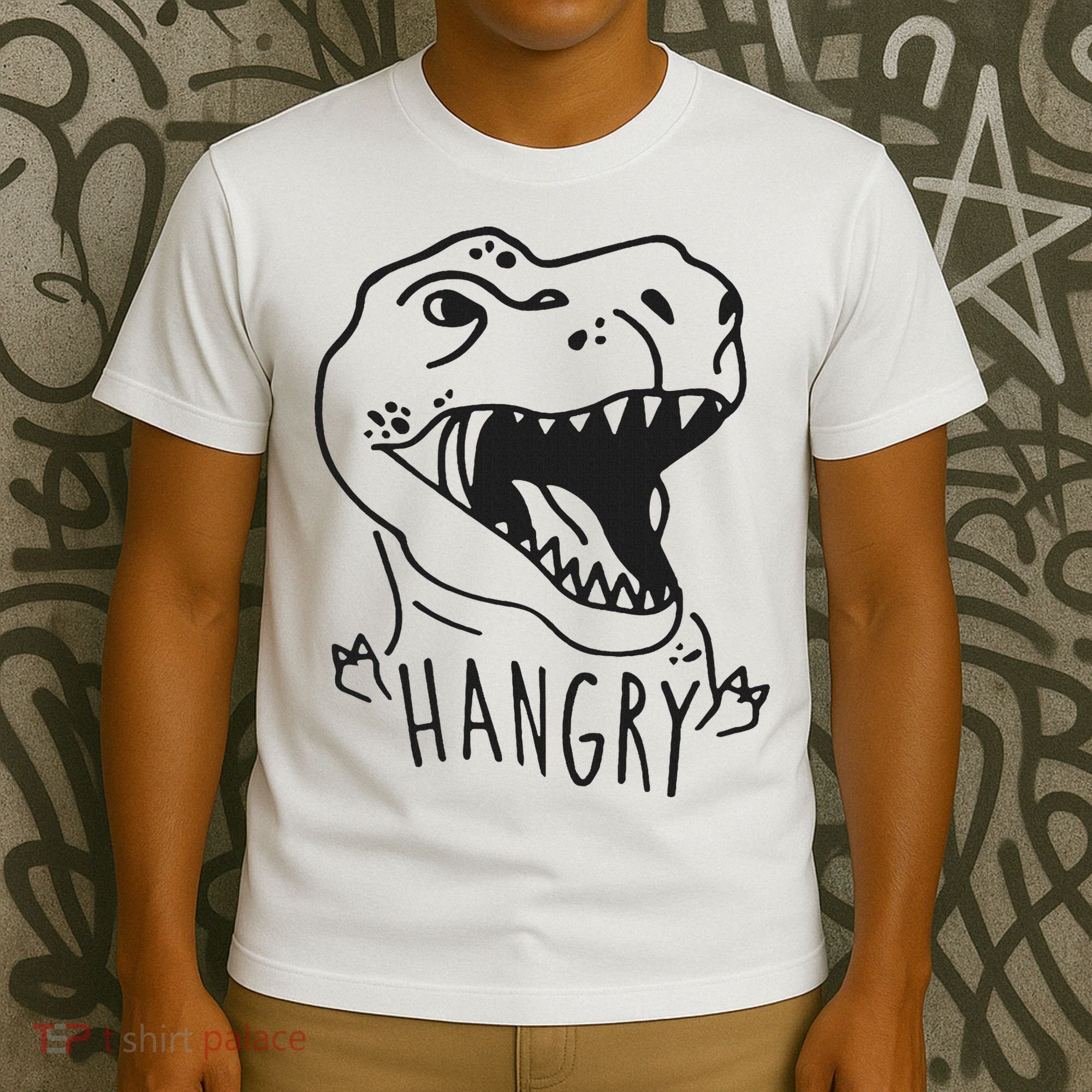 Funny Hangry T Rex Dinosaur Lover Gift T-Shirt