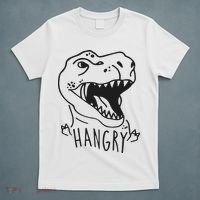 Funny Hangry T Rex Dinosaur Lover Gift T-Shirt thumb 5