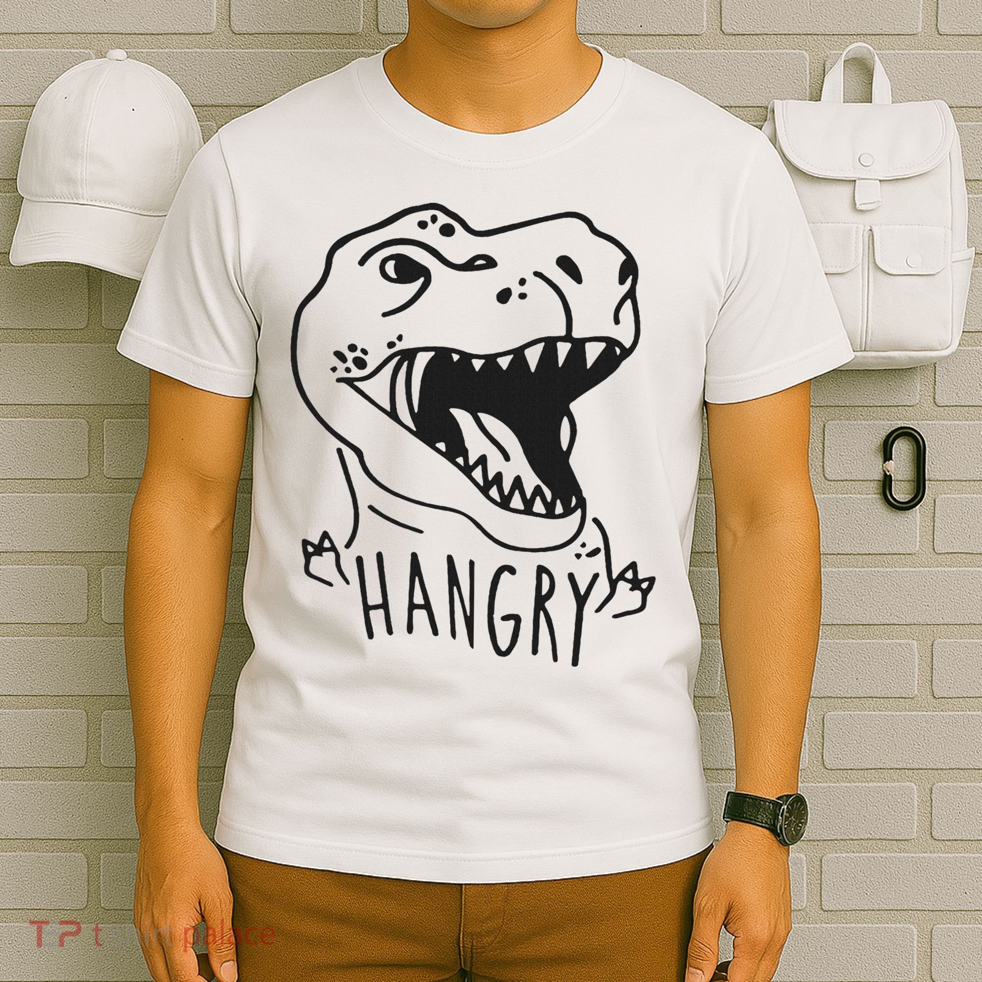 Funny Hangry T Rex Dinosaur Lover Gift T-Shirt