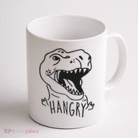 Funny Hangry T Rex Dinosaur Lover Gift Coffee Mug thumb 1