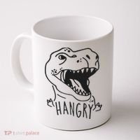 Funny Hangry T Rex Dinosaur Lover Gift Coffee Mug thumb 0